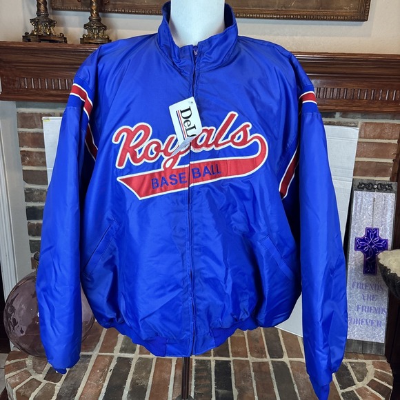 Delong Other - Vintage  DeLong Bomber Jacket Royals MLB Baseball Size 6XL‎